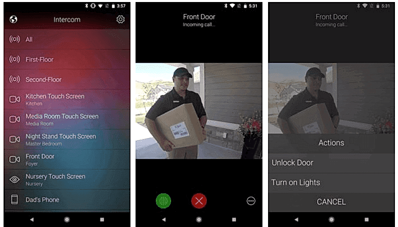 Новое приложение Intercom от Control4